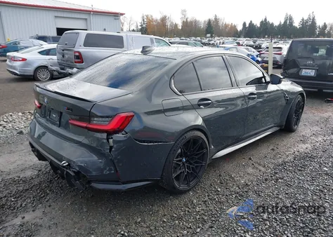 2022 BMW M3 Competition xDrive z USA, uszkodzony, nr VIN WBS43AY0XNFM61139